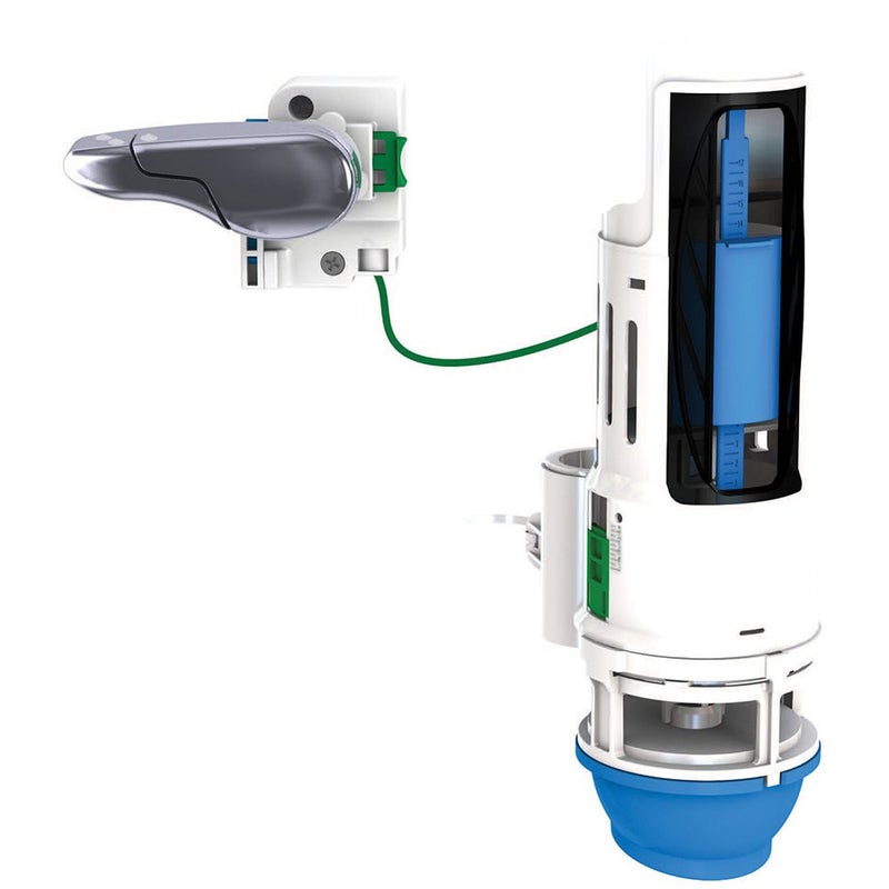 Danco HYR271T Hydroright Dual Flush Valve And Lever Handle, No Size, White - Image 1